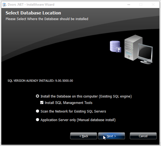 SQL Install DB
